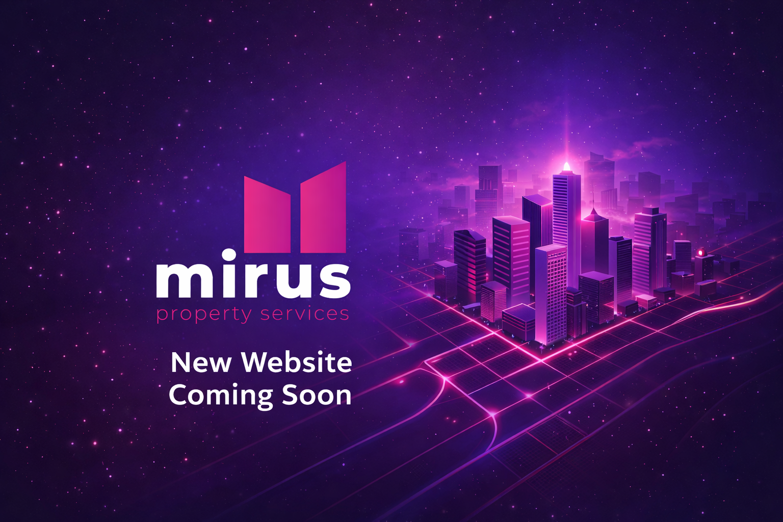 New website coming soon